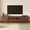 Natural + Solid Wood+MDF+Glass + 75 inches-1, variant on 76-Inch Modern Rattan TV Stand for TVs up to 85 Inches, Wood-Grain Entertainment Center with Storage Cabinets and Drawers, Large Media Console Table for Living Room Bedroom