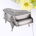 thumbnail image 3 of AVEKI Jewelry Storage Box, Piano Jewelry Box Musical Instrument Jewelry Box Decoration Storage for Dressing Table Cloakroom B0514, 3 of 8