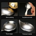 thumbnail image 3 of Bewildely Cuchara de sopa de acero inoxidable a prueba de herrumbre, cucharas redondas pequeñas de Metal, utensilios de cocina pulidos, té, Cocina y Comedor Oro rosa, 3 of 6