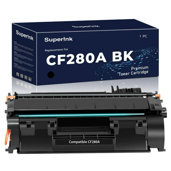 Compatible HP CF280A Black Toner Cartridge (HP 80A) By Superink