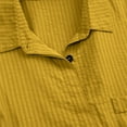 thumbnail image 5 of Tawop Womens Shirts Long Sleeves V-Neck Lapel Collar,Yellow,Size 2XL, 5 of 7
