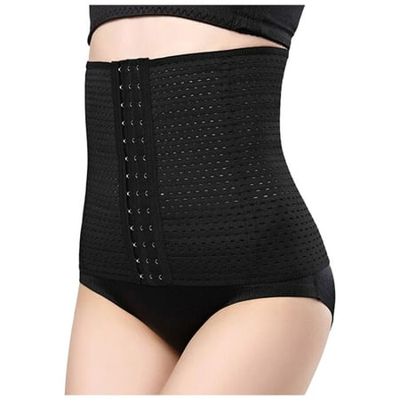 

Leesechin Womens Shapewear Clearance Body Shaper Four Seasons Hollow Corset Belt Postpartum Belly Belt Girdle Waist Clip Corset Body Shaper