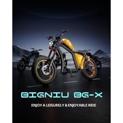 BIGNIU BG-X Electric Bike for Adults,740W Brushless Motor 48V/31.5Ah Up to 40 Miles E-Bike Front/Rear Turn Signal Dual Suspension Ebikes UL2849