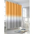 thumbnail image 3 of Gradient Orange Shower Curtain, and White Grayish Waterproof Shower Curtain Set with 12 Hooks Lightweight Washable Fabric Shower Curtains for Bathroom 60x72 Inches, 3 of 6