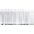 thumbnail image 3 of Emelia sheer Ecru kitchen curtain valance, 3 of 3