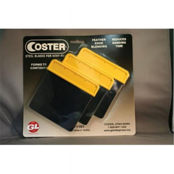 Coster Steel Auto Body Spreaders, 3 Steel Spreaders - 4" 1101