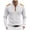 White, variant on Timegard Long Sleeve Shirts for Men Button Quarter Pullover Stand Collared Breathable Fall Casual Golf Work Shirts Sweatshirts(White,XL)