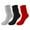 Red, variant on Wdfiry 3 Pairs Of Men's And Women's Socks Winter Solid Color Warm Bubble Socks Extra Long Tight Knitted Pile Socks