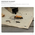 thumbnail image 3 of OUNONA 1Set Fireproof Blanket For Campfire Ring Rectangular Beige 31.5x22in, 3 of 6
