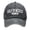 Grey, variant on Vintage Print Unisex Adjustable Baseball Cap for Men Women - Sand-Washed Fabric, Mexico Design, Casual Outdoor Accessory