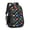 Dinosaur and Cloud, variant on BlackWhite Origami Dinosaurs Tribal Cute School Backpack Bag with Padded Back and Adjustable Shoulder Straps 16.9 X 12.6 X 5.9 Inches