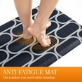 thumbnail image 6 of ZOPZO Kitchen Mat Comfort Support with Non Slip, Navy Blue, 17 x 28, Floor Rug Providing Standing Support and Easy Maintenance, 6 of 9