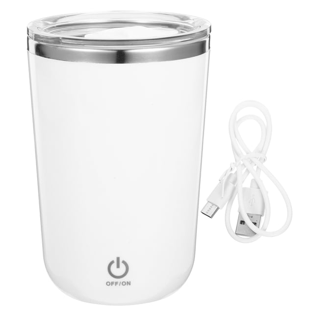 1Ensemble Tasse Cylindrique Moderne à Agitation Automatique pour Café 5.16x3.54x3.54 Po