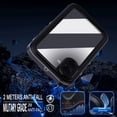 thumbnail image 5 of Allytech iPhone 16 Plus Waterproof Case, With Build in Screen Protector IP68 Waterproof Full Body Protective Wireless Charging Anti-Scratch Dustproof Phone Case for Apple iPhone 16 Plus, Black, 5 of 11