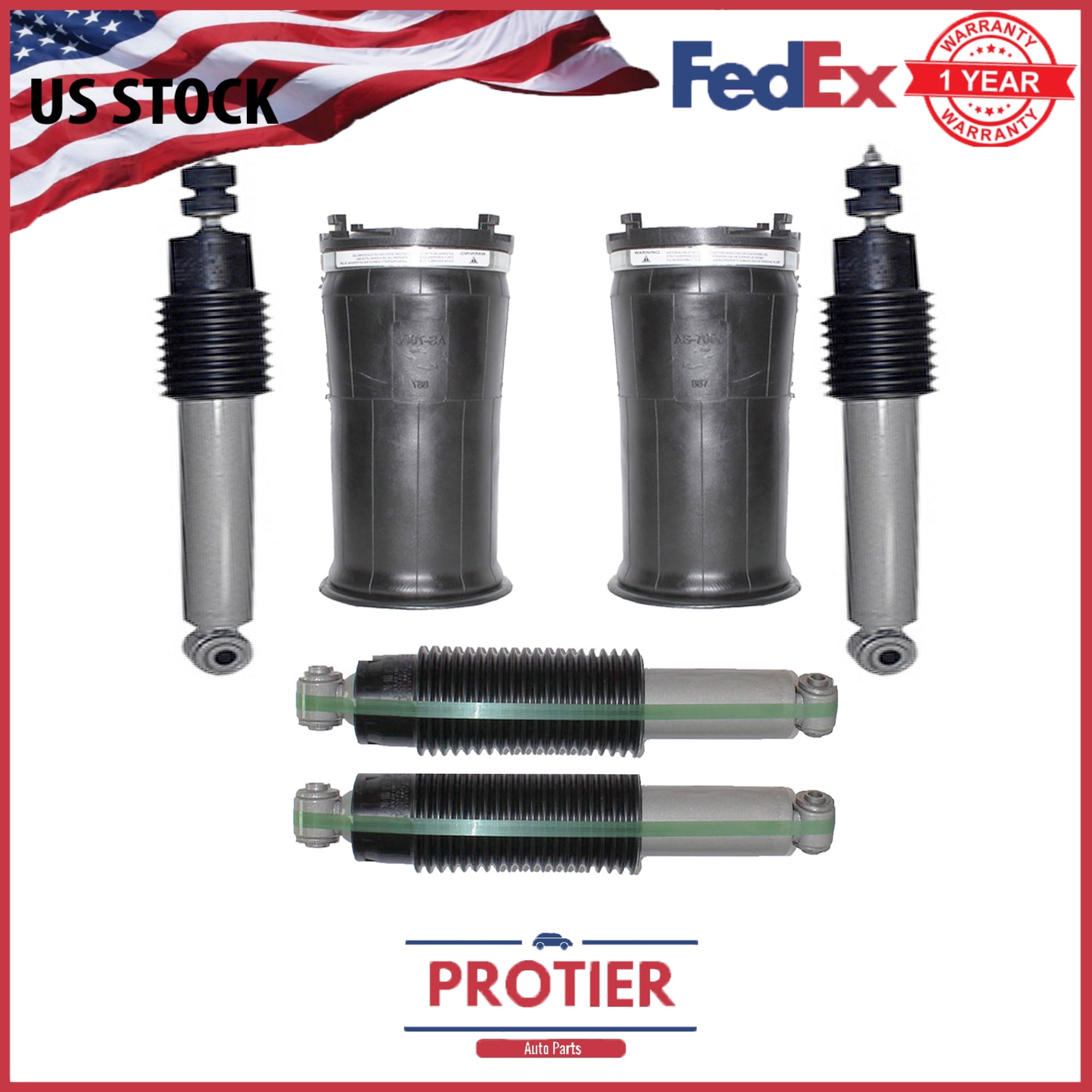 Front & Rear Air Suspension Kit For Hummer H2 20042009(Fits Hummer H2