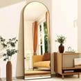 thumbnail image 5 of Anyrose 64.2"x 21.3" Arched Full Length Mirror Floor Mirror with Stand Free Standing, Black, 5 of 7