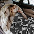 thumbnail image 3 of Games Blanket, Flannel Soft Cozy Throw Blanket for Themed Room Decor Cool Birthday for Kids Teens and Adults Fans Grey 50"x60", 3 of 5