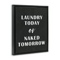thumbnail image 4 of Stupell Industries Laundry Today Chalkboard Typography Painting Black Floater Framed Art Print Wall Art, 25 x 31, 4 of 10