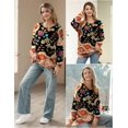 thumbnail image 4 of Jersey YESNO de punto extragrande estampado para mujer, 3XL S01, 4 of 5