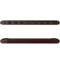 thumbnail image 2 of Viper 8 Cue Wall Rack, 2 Piece, Mahogany Finish, 2 of 7