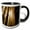 Black/White, variant on 3drose, Sunbeam in Wooded Rainforest, Olympic Np, Wa, Usa, 11oz Magic Transforming Mug