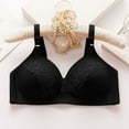 thumbnail image 2 of Uqiangy Breast Reduction Bra Longline Bras for Women Minimizer Bras for Women Full Coverage Tshirt Bras for Women Jelly Bras for Women Corset Tops Black L, 2 of 9