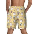 thumbnail image 4 of Daiia Rabbit And Candy Mens Swim Trunks Swim Shorts Quick Dry Swim Shorts with Mesh Lining Pockets-Small, 4 of 9