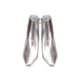 thumbnail image 2 of Ninety Union Brooke Metallic Trim Block Heel Bootie, Silver, 7, 2 of 5
