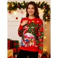thumbnail image 6 of Lollipie Women Ugly Christmas Sweatshirt Long Sleeve Shirts Crew Neck Pullover, 6 of 7