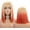 Blonde-Orange, variant on Blonde Orange Wigs Lace Front Wigs Synthetic Wigs for Women Short Straight Bob Wigs Middle Part Cosplay Wigs 14 Inch
