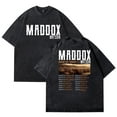 thumbnail image 3 of Maddox Batson T-shirt Vintage Washed Design Men's and Women's Round Neck Short Sleeve Top, 3 of 7