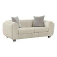 thumbnail image 2 of Pasargad Home Bergamo Ivory Fabric Loveseat with 2 Pillows Included, 2 of 8