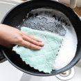 thumbnail image 6 of Yesbay 5Pcs Water Absorbent Washing Dish Cloth Towel Rag Home Kitchen Clean Tablecloth, 6 of 7