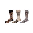 thumbnail image 2 of MeMoi Men's 3 Pair Pack Novelty Pet Lovers Crew Socks - Mens - Male, 10-13, Black-Black, 2 of 3