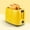 Yellow, variant on iSiLER 2 Slice Toaster, 1.3 Inches Wide Slot Bagel Toaster with 7 Shade Settings and Double Side Baking, Compact Bread Toaster with Removable Crumb Tray, Defrost Cancel Function Black