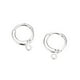thumbnail image 1 of Sonducket 2 uds pendientes cierres círculo portátil pendiente de gota de plata Simple pequeño resistente accesorio de joyería regalo de boda Accesorios de disfraces Sonducket AP015420-00, 1 of 6
