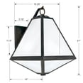 thumbnail image 5 of Crystorama Lighting - Three Light Outdoor Wall Mount - Outdoor Wall Mount -, 5 of 7