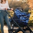 thumbnail image 5 of Renewold Sea Turtle Flower Blue Infant Car Seat Cover Adorable Stretchy Nursing Scarf Car Seat Canopy Shopping Cart Cover High Chair Cover Protect Babies Breastfeeding Mothers, 5 of 7