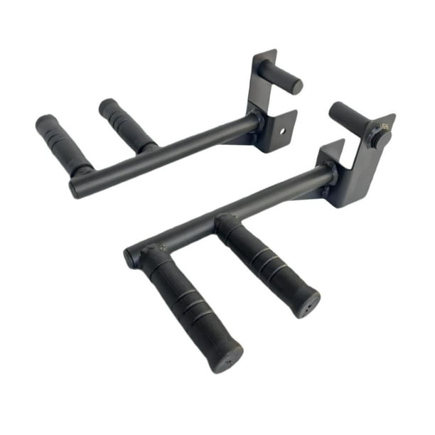 Accesorio de barra de inmersión Cola 2 piezas Fitness Empuñaduras múltiples Equipo de Fitness Asas dobles Paso estrecho