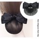 thumbnail image 4 of 2pcs Bowknot Hair Clip Hairnet Hairnets para Bun Bowknot Hair Clip Hair Nets, 4 of 5