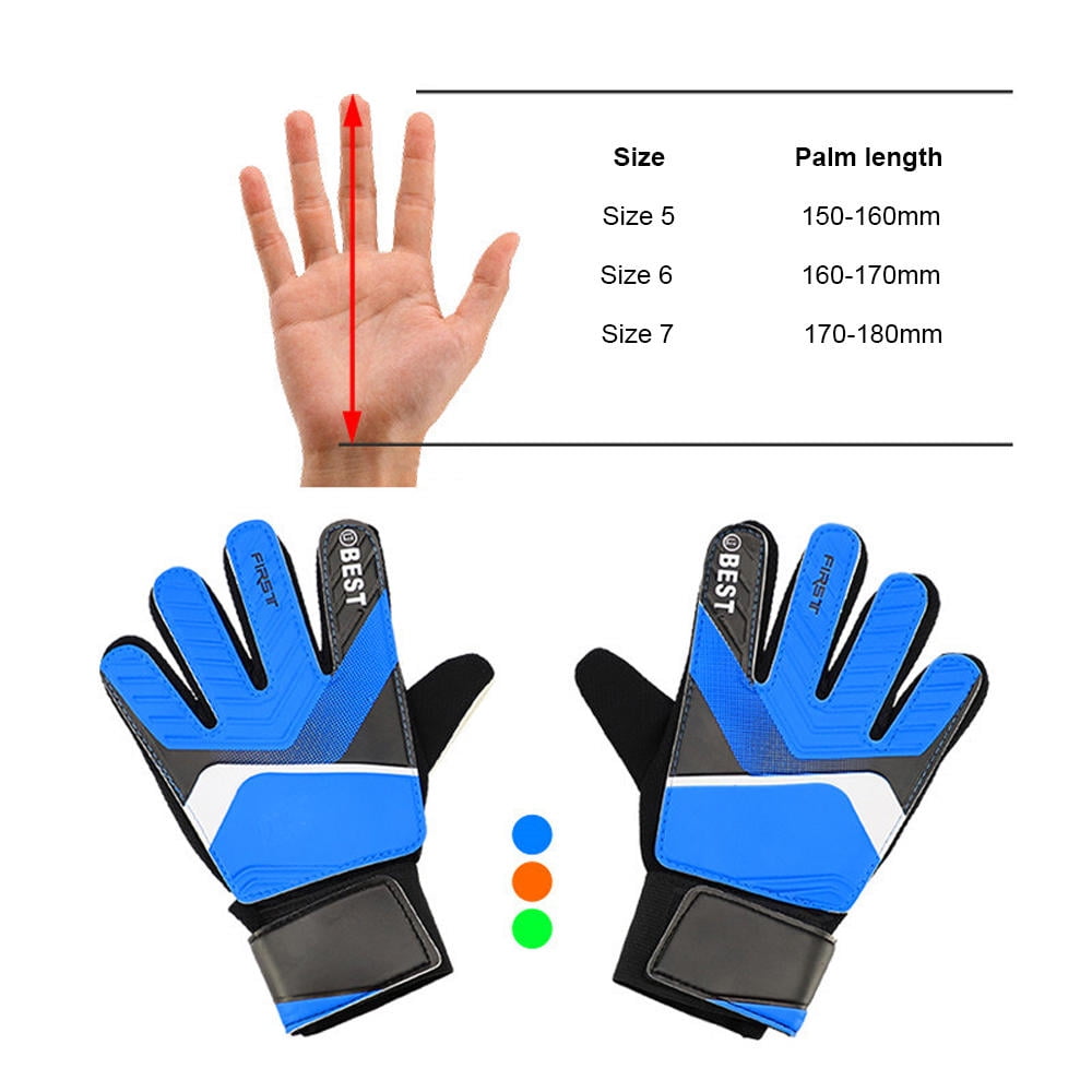 YAHHU Youth Padded Football Gloves, Green, 8-12, 5# – Breathable, Waterproof, Adjustable Wrist, 3mm Latex Palm, Ideal for Goalkeeper Training