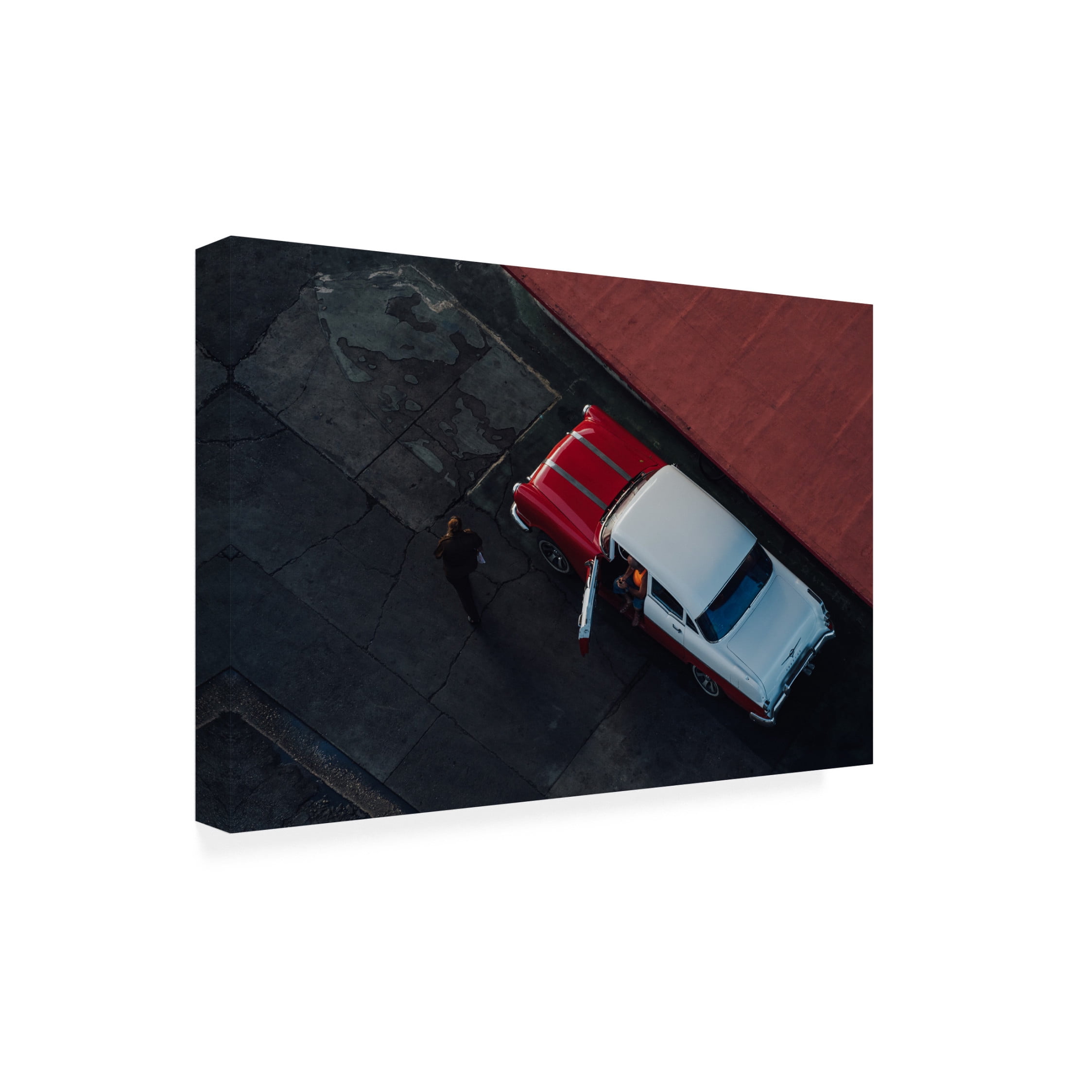 Trademark Fine Art Nasser Al Nasser RED Canvas Wall Art