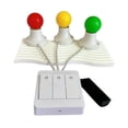 thumbnail image 4 of Accesorios sensoriales concurridos Accesorios Interruptor educativo Juego de cognición de luz Toy sensorial para 3 4 5 6 años Niños para niños Niños Tricolor, 4 of 8
