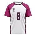thumbnail image 1 of Camiseta Unisex Con Estampado 3d Haikyuu Shiratorizawa, 1 of 6