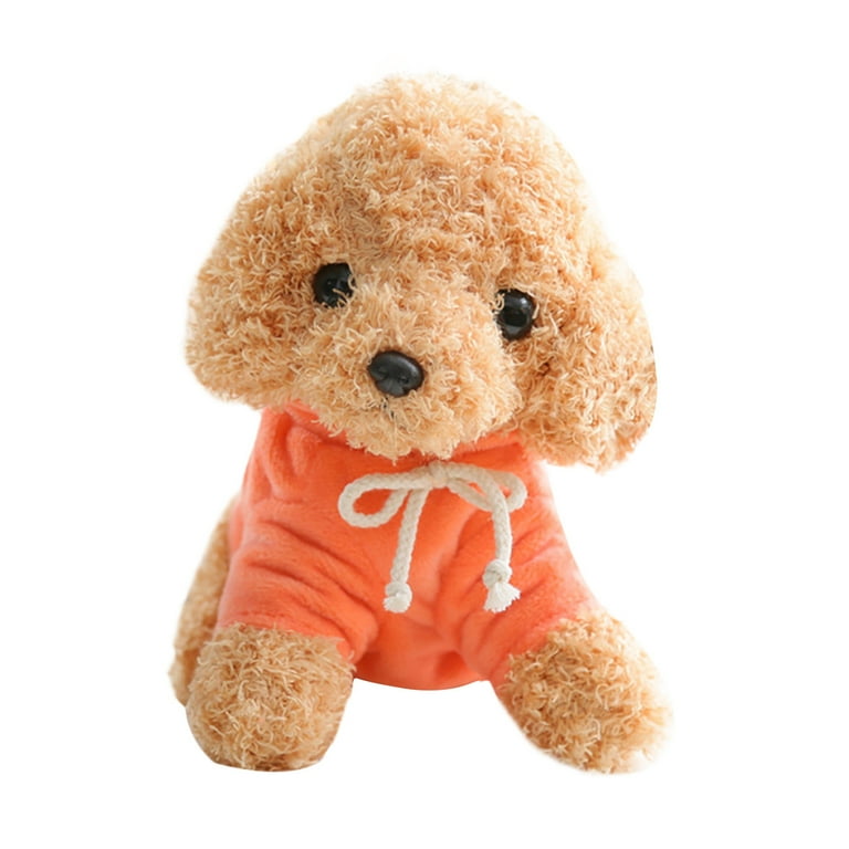 Up to 65 off YOHOME Realistic Teddy Dog Lucky Plush Doll Cute Simulation Puppy Toy Gift Orange 25