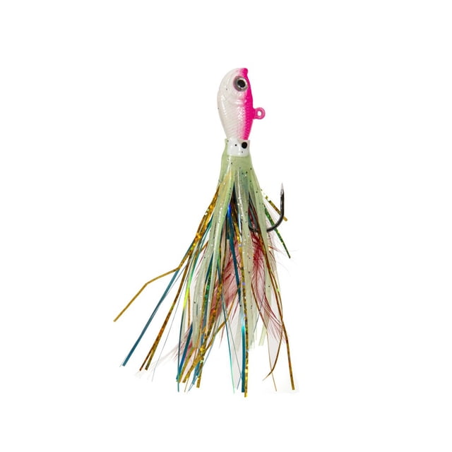 Wosthever Señuelo falso realista, impermeable, luminoso, con forma de pulpo, cebo de pez portátil, ligero, duradero, gancho de manivela para lago Pescar Rosado 28g/140mm Wosthever OD029636-04B