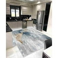 thumbnail image 3 of Machine Washable Area Rug 5x7 with Anti-Slip Backing Abstract Living Room Carpet Design 7708 Color Grey Beige, 3 of 7