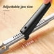 thumbnail image 4 of Abridor Tapas Botellas Ygjytge Utensilios ajustable acero inoxidable negro 2 Uds, 4 of 9