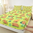 thumbnail image 3 of Castle Fairy 4-Piece Capybara King Sheets, 3 of 7