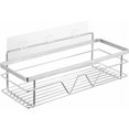 thumbnail image 1 of Soporte para gel de ducha de baño, estante de ducha, estantes de baño de acero inoxidable, estante de ducha autoadhesivo sin perforaciones, organizador de almacenamiento de pared a prueba de óxido, 1 of 5